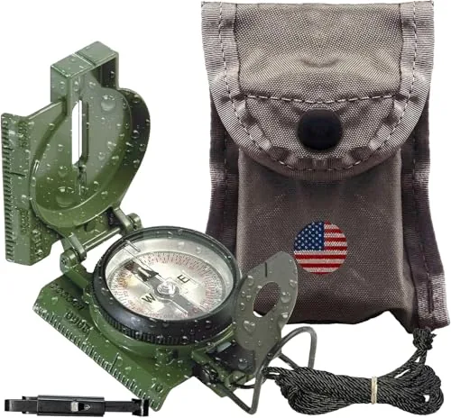 Cammenga 3H Lensatic Military-Grade Phosphorescent Compass