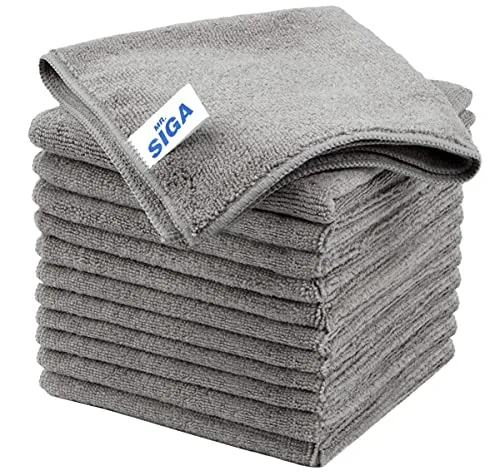 MR.SIGA Microfiber Cleaning Cloths 12-Pack 32x32cm
