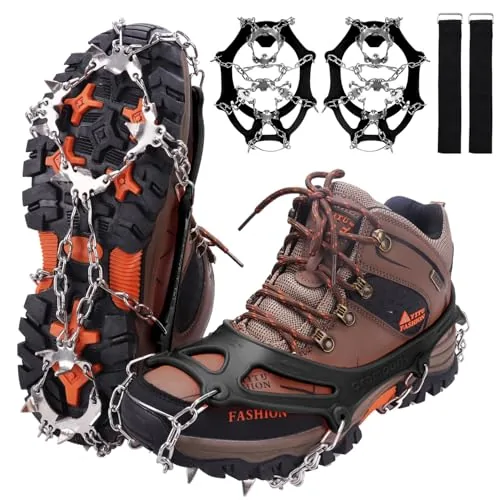 WIN.MAX 19-Spike TPE Crampon Ice Traction Cleats