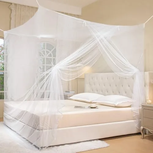 COZFUR Mosquito Net Bed Canopy Single Opening 75x35x63in