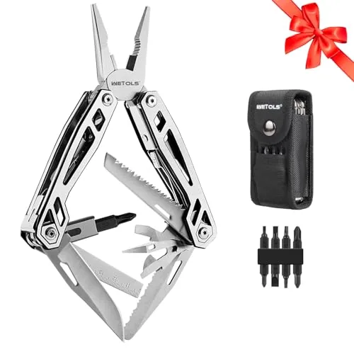 WETOLS 21-in-1 Stainless Steel Multitool with EDC Sheath