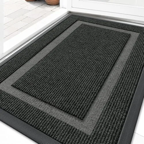 OLANLY 29.5x17 Rubber-Backed Indoor Outdoor Door Mat