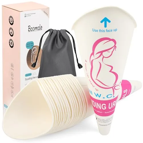 Luxiv Disposable Female Urinal Funnel 20-Pack