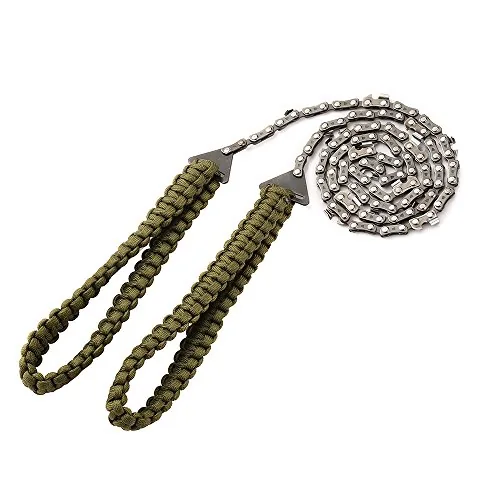 Skyocean 36-Inch Pocket Chainsaw with Paracord Handle