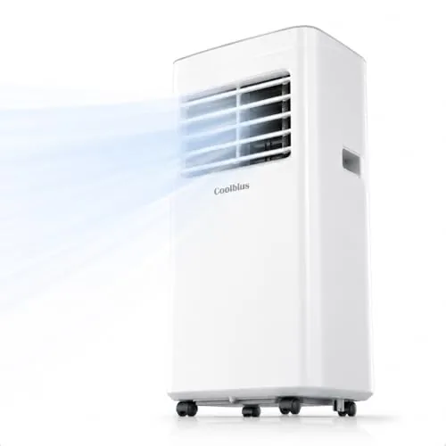 Coolblus 8500 BTU Portable AC with 3-in-1 Cooling