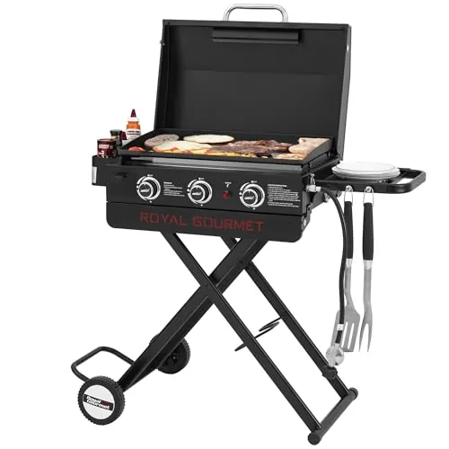 Royal Gourmet PD3001 3-Burner Portable Propane Griddle