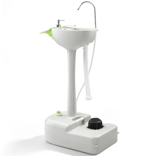 Outvita Portable Camping Sink 19L Foot Pump Station