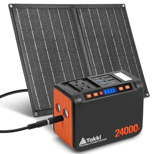 Takki Solar Generator 120W with 21W Panel Included