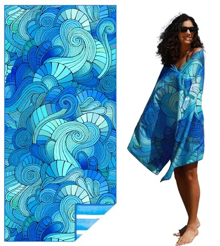Widdonen Microfiber Beach Towel Ultra-Thin Quick Dry