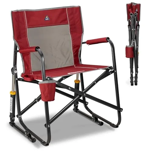 GCI Outdoor Freestyle Rocker Spring-Action Folding Chair