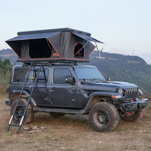 JOYINRUTE Hard Shell Rooftop Tent with Winter Liner