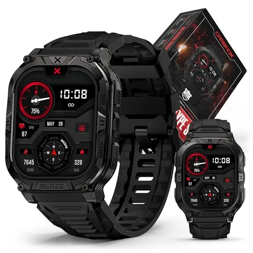 CARBINOX Blaze GPS Rugged Smartwatch with Bluetooth Calling