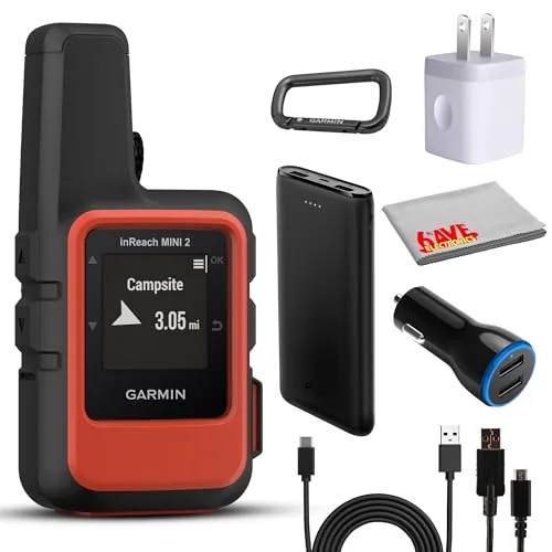 Garmin inReach Mini 2 Satellite Communicator Flame Red