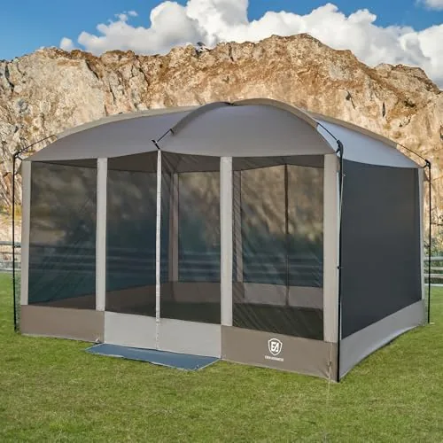 EVER ADVANCED 11x9ft Magnetic Screen House with UPF50+