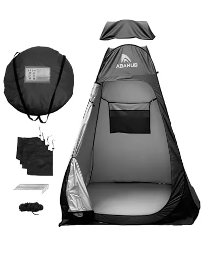 Abahub Pop-Up Privacy Shower Tent 4.9x4.9x6.2 ft