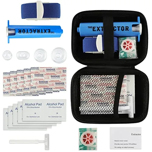 DLY Venom Extractor Snake and Bee Sting Suction Kit