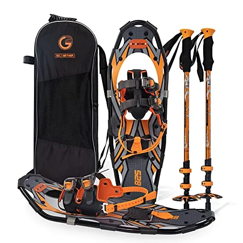 G2 GO2GETHER 25in Snowshoes with Poles and Carry Bag