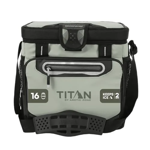 Titan Arctic Zone Zipperless Cooler with SmartShelf 16-Can