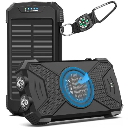 BLAVOR Solar Power Bank 10000mAh 20W Fast Charge