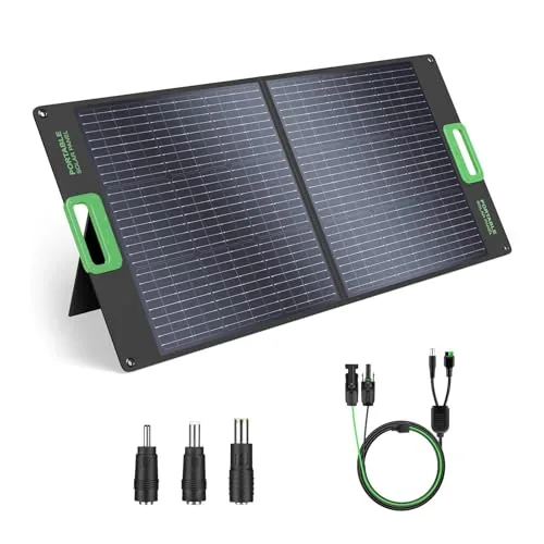GRECELL 100W Foldable Solar Panel for Power Stations