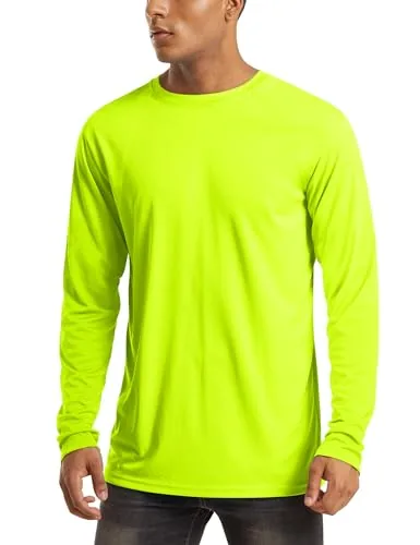 MAGCOMSEN UPF 50+ Long Sleeve Sun Protection Running Shirt