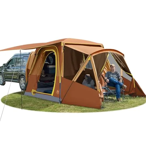 Timber Ridge SUV Tent 13x10ft Screen Porch + Awning