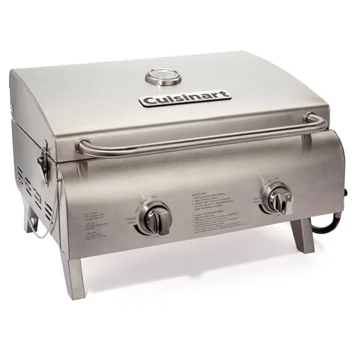 Cuisinart CGG-306 20,000 BTU 2-Burner Portable Propane Grill