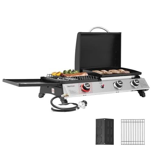 Royal Gourmet PD1305H 3-Burner Grill Griddle Combo