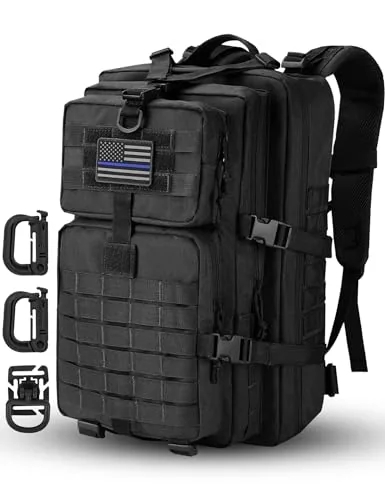 Hannibal Tactical 40L MOLLE Assault Backpack Black
