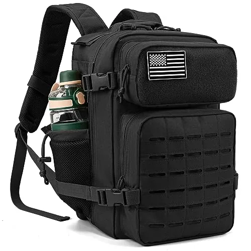 QT&QY 25L Laser-Cut MOLLE Tactical Daypack