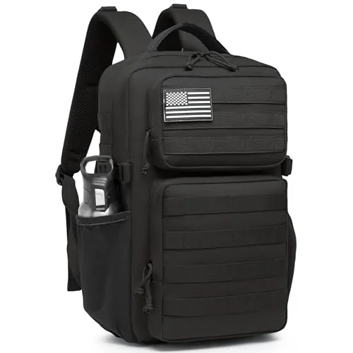 Wotony Tactical Daypack 25L Waterproof MOLLE Backpack