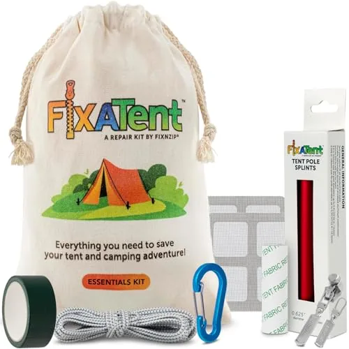 FixnZip FixATent Essentials All-in-One Tent Repair Kit