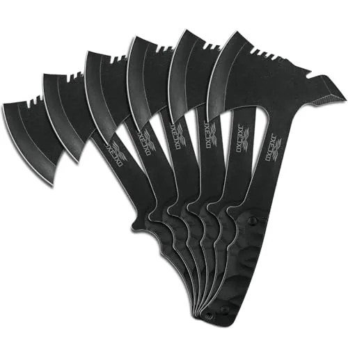 JXE JXO 6-Pack Throwing Tomahawk Set 420HC Steel