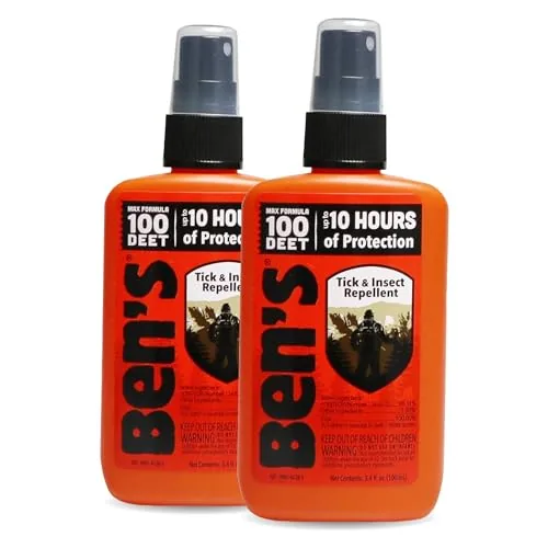 Ben's 100 DEET Alcohol-Free Tick Repellent 2-Pack