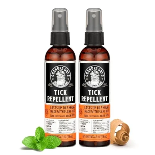 Grandpa Gus's DEET-Free Tick & Mosquito Spray 2-Pack