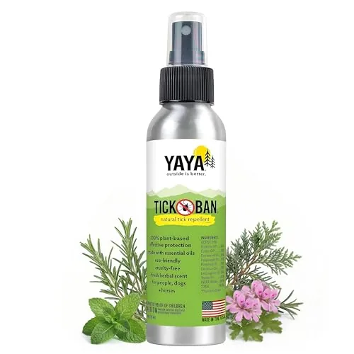 TICK BAN Yaya Organics DEET-Free Tick Repellent 4oz