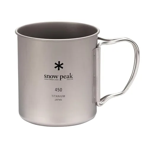 Snow Peak TI-Single 450 Titanium Camp Mug