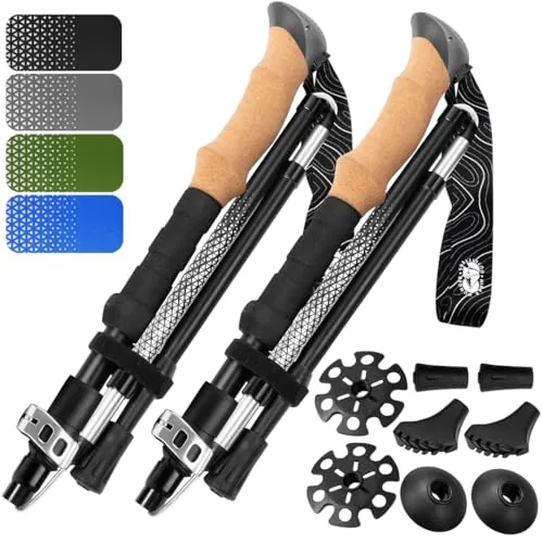 Hiker Hunger Foldable Trekking Poles Aircraft Aluminum