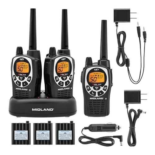 Midland GXT1000X3VP4 GMRS 3-Pack Two-Way Radio