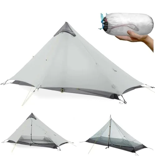 LIVEKOOQ Ultralight 1-Person 3-Season Backpacking Tent 2.2lbs