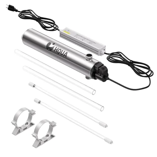 HQUA TWS-121 55W Whole House UV Water Purifier 12GPM
