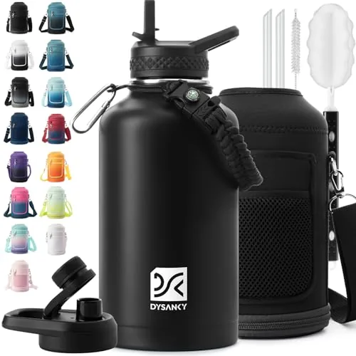 DYSANKY 64 oz Insulated Jug with Carrier Bag