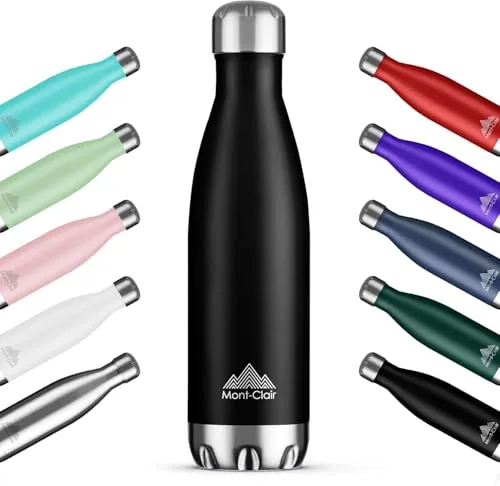 Mont-Clair H2O 17oz Vacuum Insulated Steel Bottle