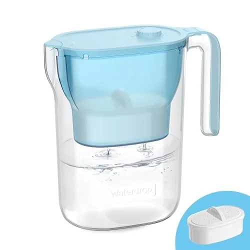 Waterdrop PT-05B-L 7-Cup Filter Pitcher 200-Gal Filter