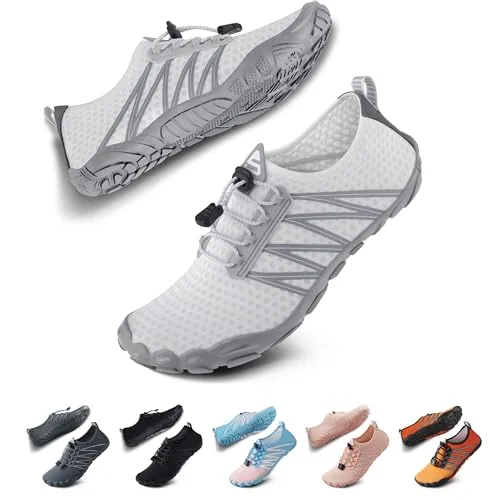 SEEKWAY Quick-Dry Aqua Sock Water Shoes Gradient Grey