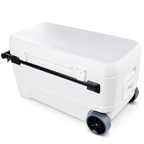 Igloo MaxCold Glide 110 Qt Rolling Cooler 5-Day Ice