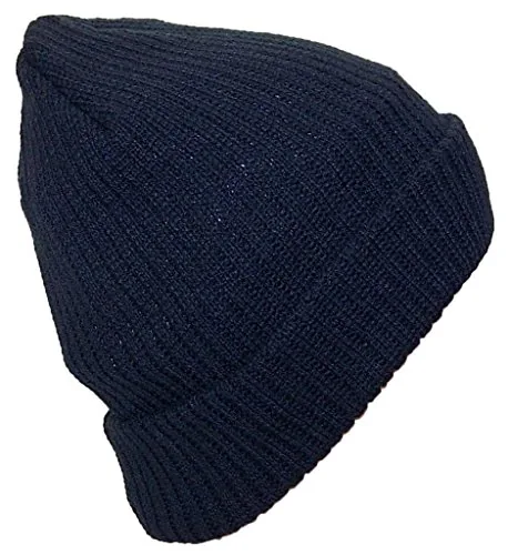 Best Winter Hats Fleece-Lined Cuffed Beanie Navy