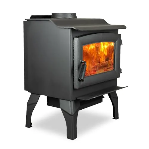 US Stove 1200 Sq Ft Cast Iron Wood Stove