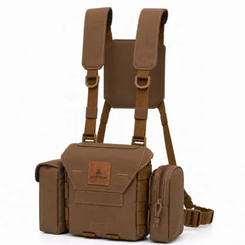 Lone Trail Bino Harness Chest Pack with Magnetic Lid