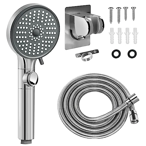 FOCSPROD RV Handheld Shower Head 5-Mode with Hose